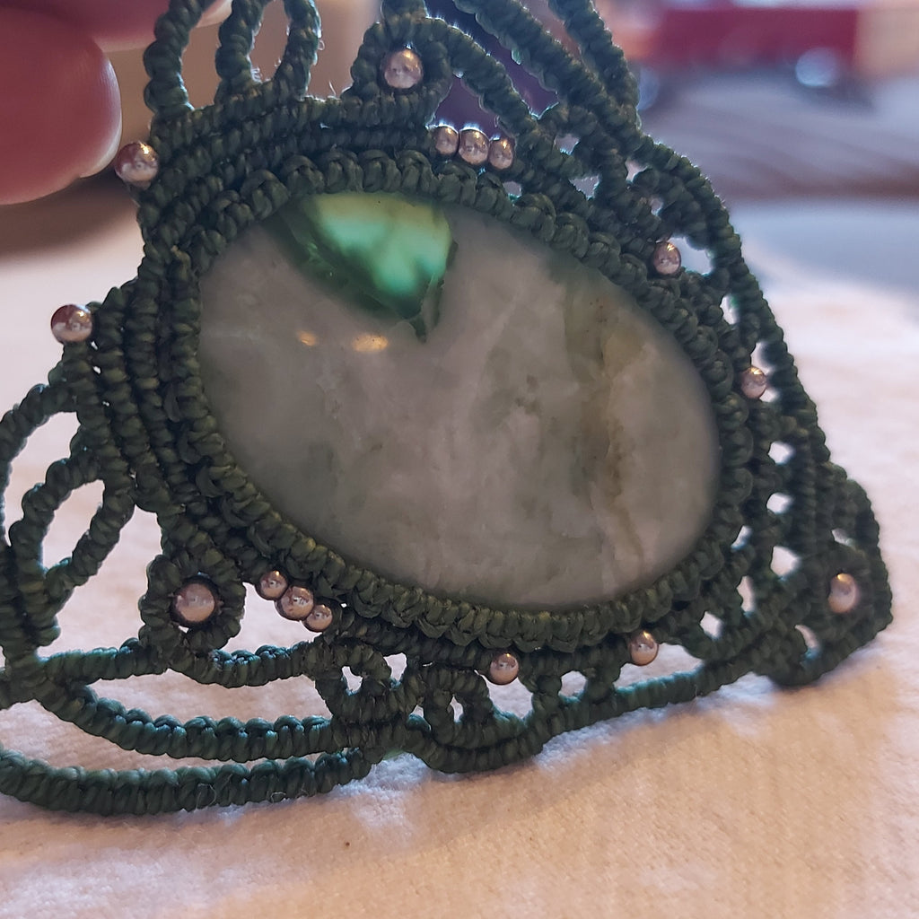 Gargantilla Nahele con Jade Verde