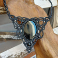 Gargantilla Black Velvet con Onix