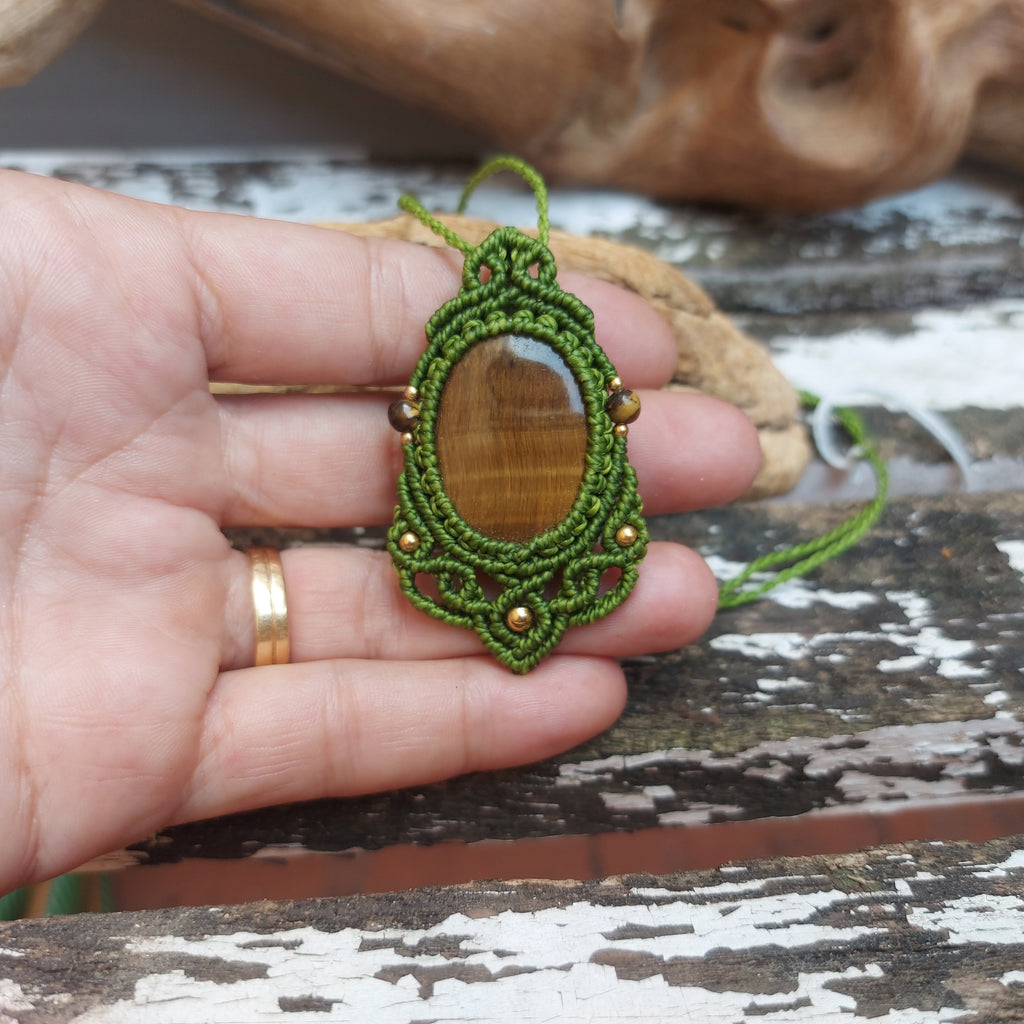 Colgante Ojo De Tigre