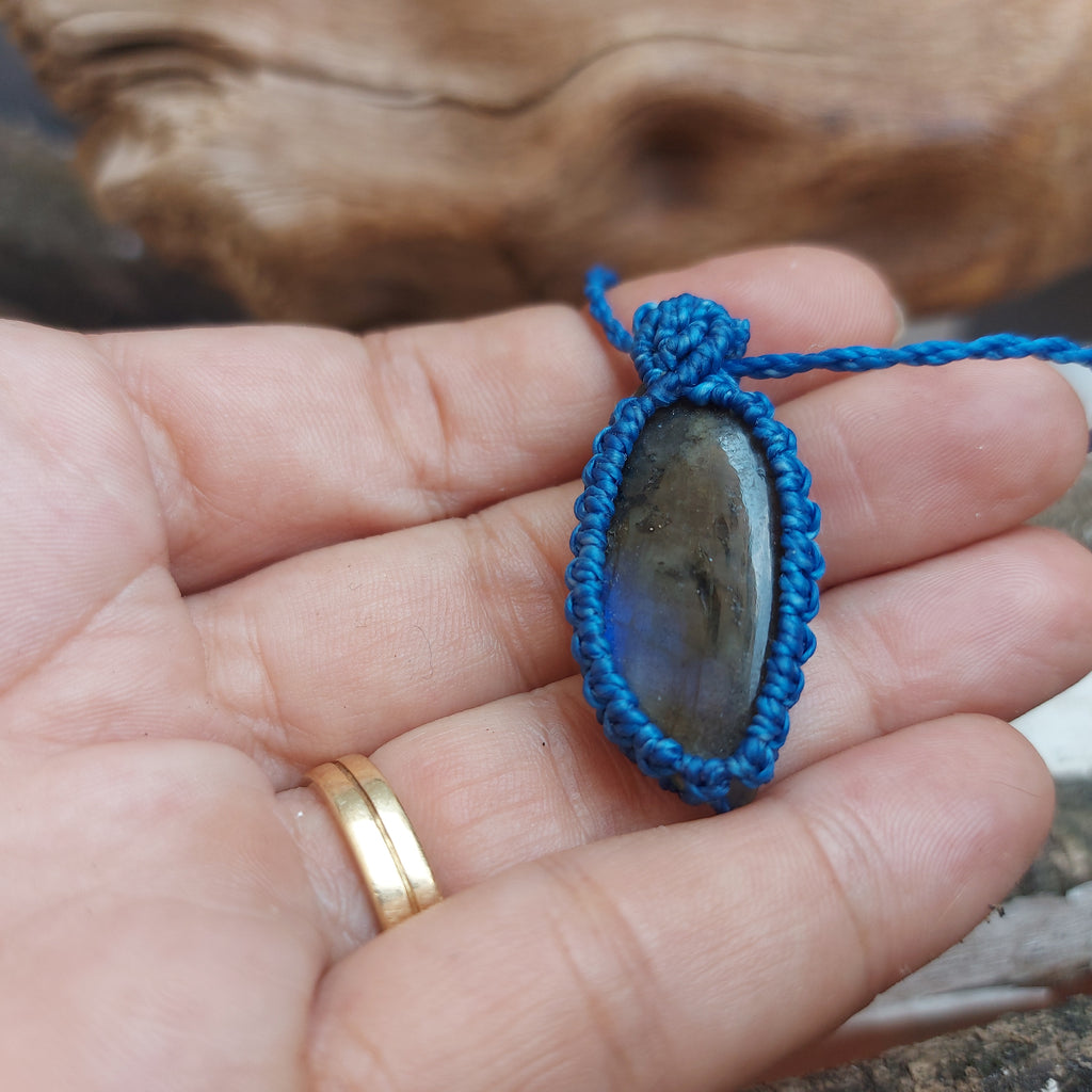 Colgante con Labradorita