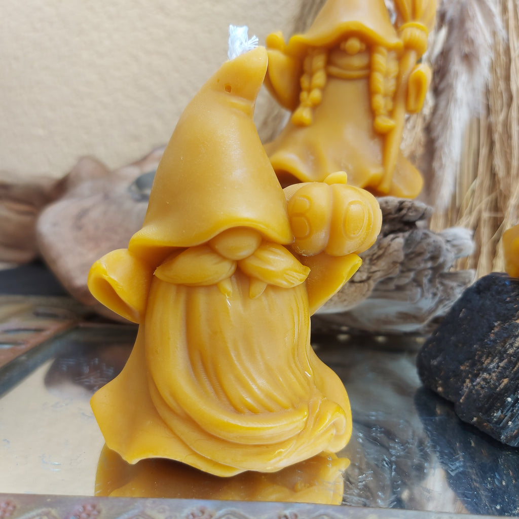 🧙‍♂️ Gnomo en cera de Abeja