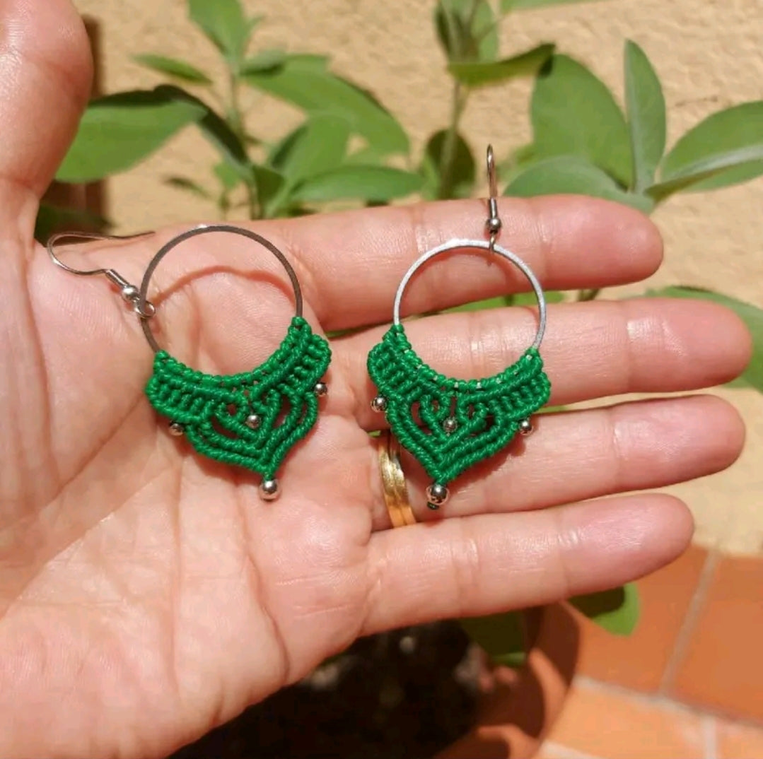 Kit Pendientes Macramé